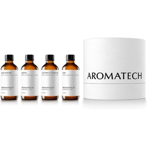 image:imageAromaTech The Opulent Woods Set  Gift Set of Aroma Diffuser Essential Oils Blend of Santal Noir Oud Saphir and Leather amp Tobacco  60 Milliliter