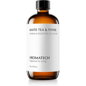 image:imageAromaTech White Tea and Thyme Aroma Essential Oil Blend Luxury Hotel Inspired Aromatherapy with Tea Leaf Fresh Thyme amp Amber for Ultrasonic Diffusers 4 Fl Oz Pack of 116 Fl Oz Pack of 1